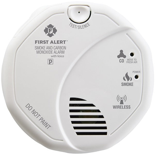 First Alert Wireless Interconnected Smoke & Carbon Monoxide Alarm with Voice & Location | Free Shipping | Wellbots