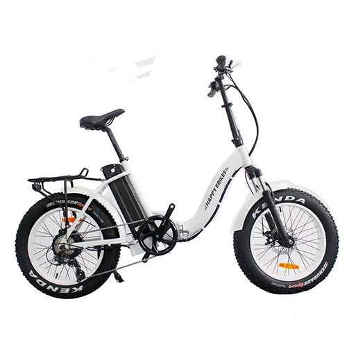 Happy Everywhere Folding Step-Thru Electric Bike