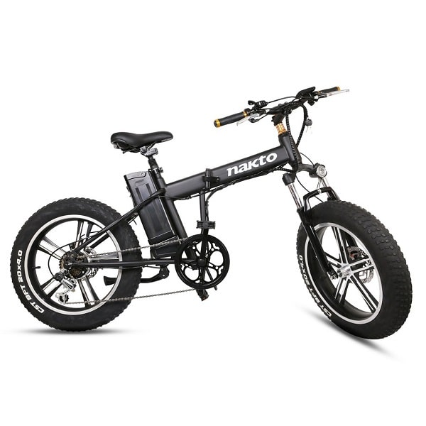 Nakto Fat Tire Mini Cruiser 20"  Electric Bike