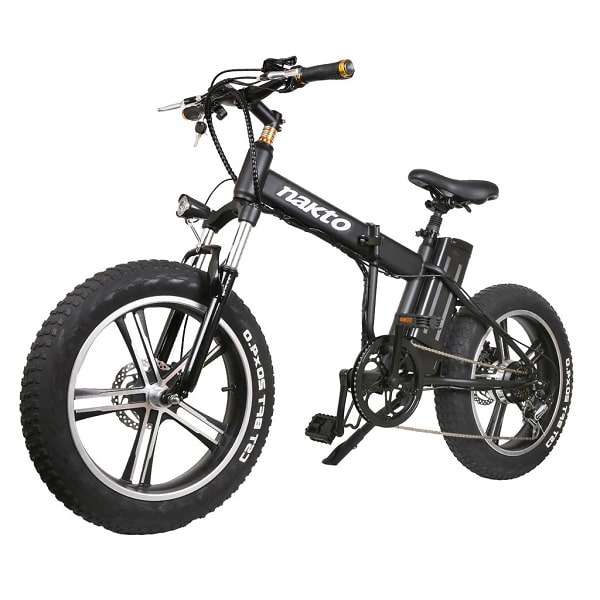 Nakto Fat Tire Mini Cruiser 20"  Electric Bike