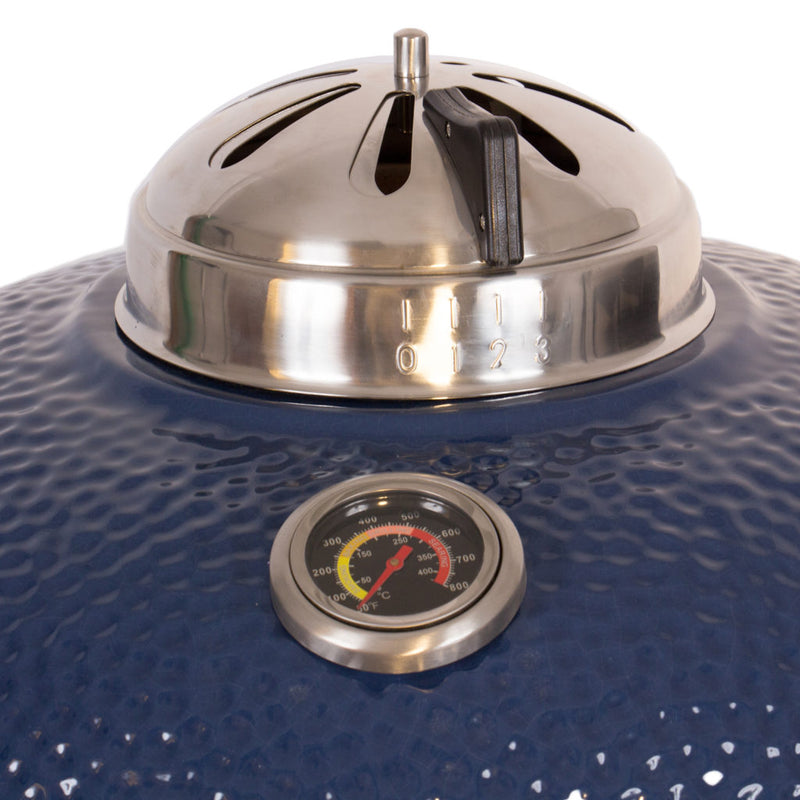 Lifesmart Kamado Charcoal Grill and Smoker, 655 sq. in.