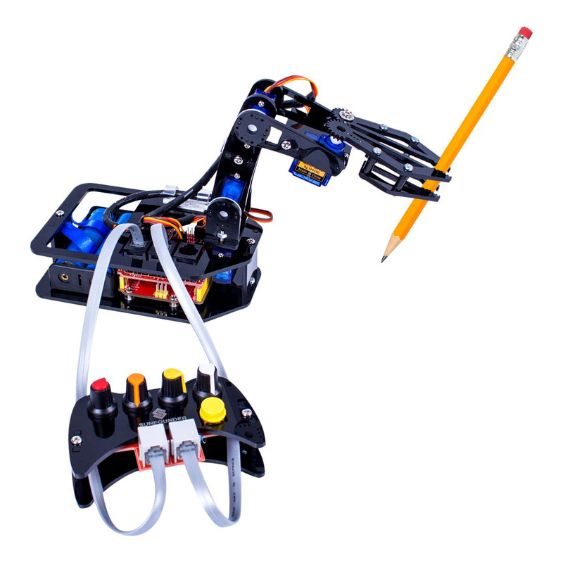 Hamilton Buhl STEAM Robo-Arm Kit for Arduino - Programmable 4-Axis Robot Arm Smart Toys Hamilton Buhl