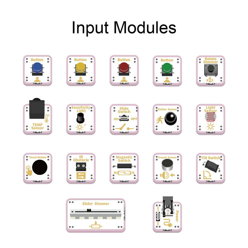 Hamilton Buhl STEAM SNIPS Kit- Electronic Building & Coding Modules- 70+ Components Smart Toys Hamilton Buhl