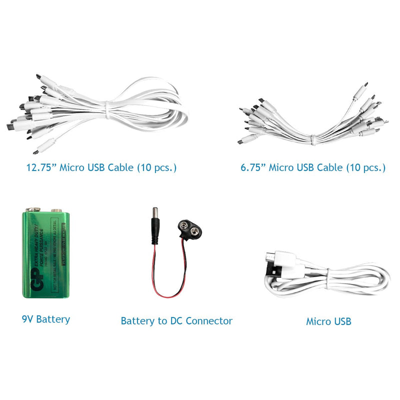 Hamilton Buhl STEAM SNIPS Kit- Electronic Building & Coding Modules- 70+ Components Smart Toys Hamilton Buhl