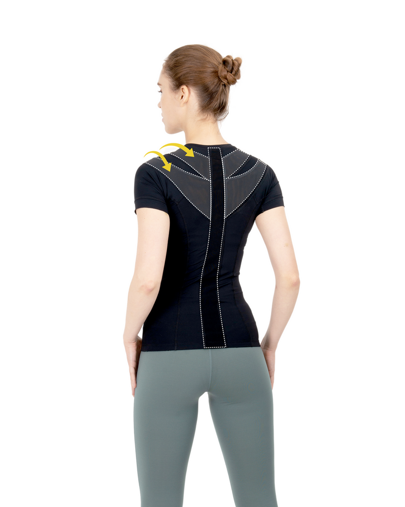 Posture360 Women's Shirt with Posture Sensor, Wellbots