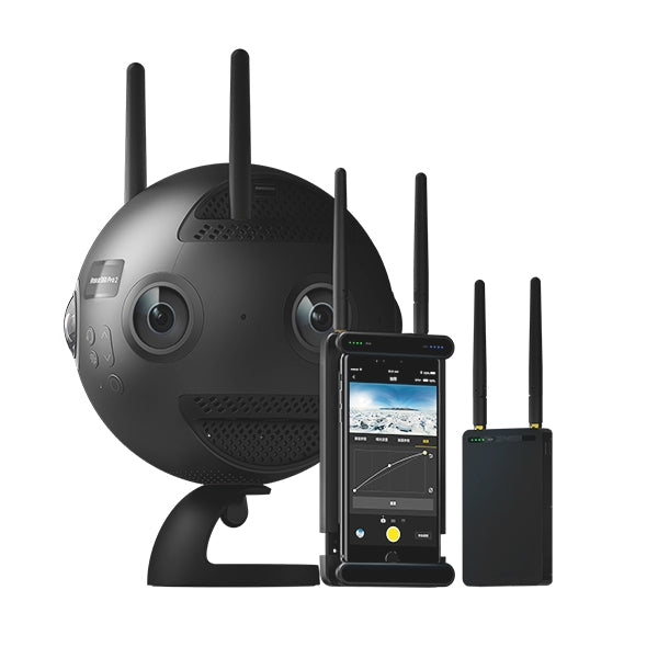 Cámara de vídeo esférica Insta360 Pro 2 con paquete Farsight