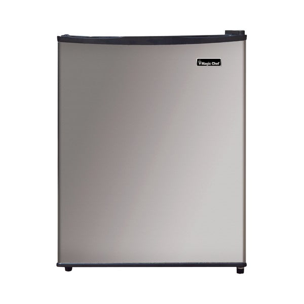 Magic Chef 2.4 Cubic-Ft Stainless Steel Refrigerator