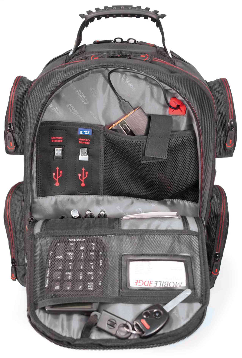 Mobile Edge Core Gaming 17.3 to 18 ScanFast Backpack with Velcro Panel -  notebook carrying backpack - MECGBPV1 - Backpacks 