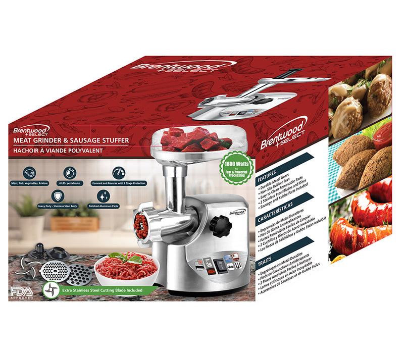 Brentwood Appliances Heavy-Duty Meat Grinder