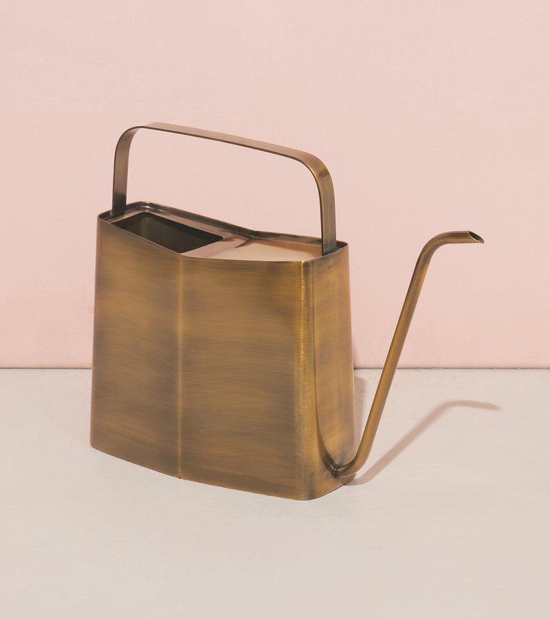 Modern Sprout Watering Can - Brass