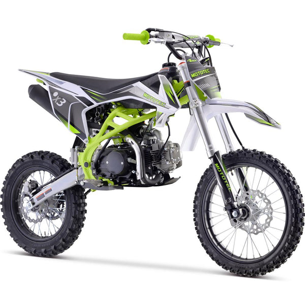 MotoTec X3 125cc 4-Stroke Gas Dirt Bike | Free Shipping | Wellbots
