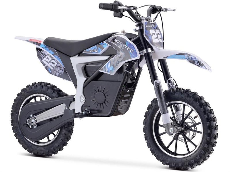 Bicicleta eléctrica Mototec Demon de 36 V y 500 W, adecuada para niños