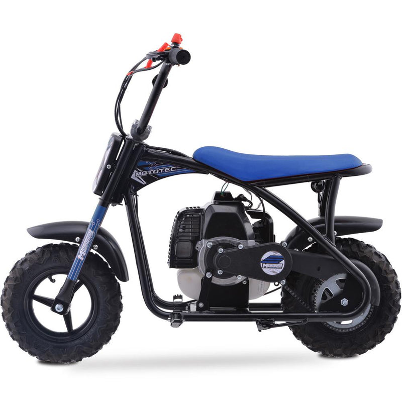 MotoTec Bandit 52cc 2-Stroke Kids Gas Mini Bike