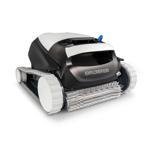 Maytronics Dolphin Explorer E20 Robotic Pool Cleaner with Caddy & Cover