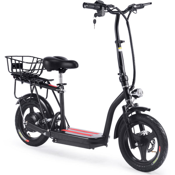 MotoTec Cruiser 48V 350W Electric Scooter Black