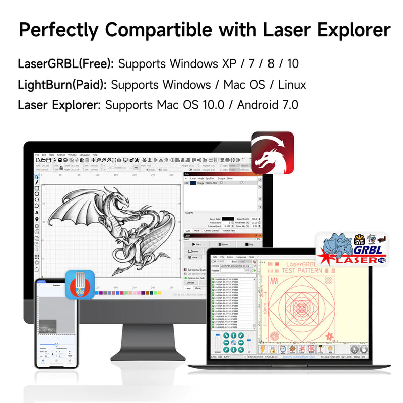 Ortur LM3 Laser Engraving & Cutting Machine 20,000mm/min 10W