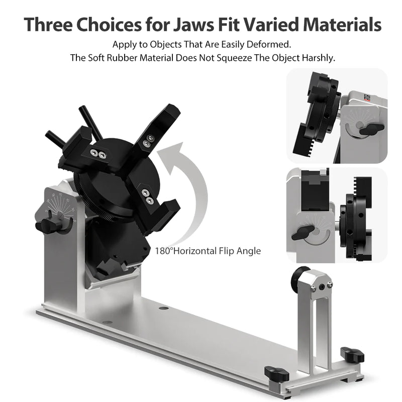 Ortur Y-axis Rotary Chuck for Laser Engraver (YRC1.0)