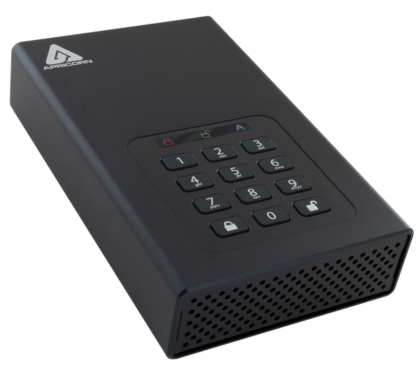 Apricorn Aegis Padlock DT USB 3.0 Mass Storage Encrypted Desktop Hard Drive - Free Shipping on Wellbots