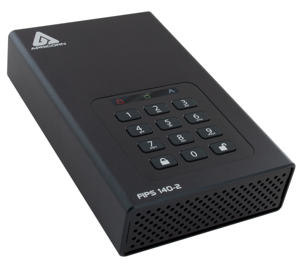 Apricorn Aegis Mass Storage Padlock DT FIPS Encrypted Desktop Hard Drive -  - Free Shipping on Wellbots