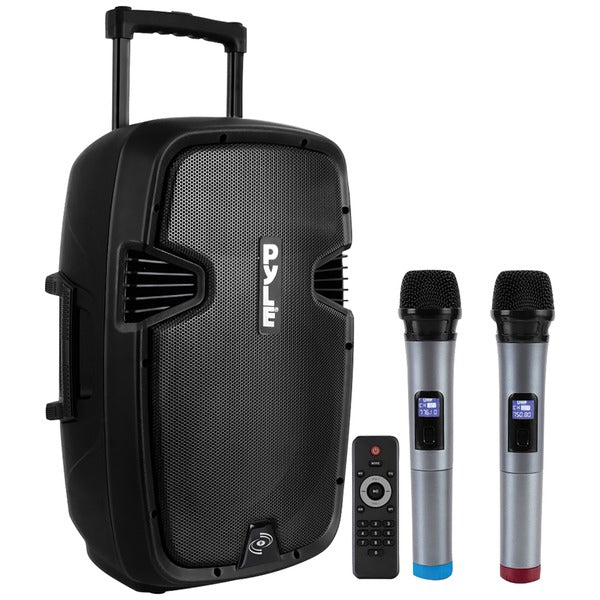 Pyle Portable Hi-Power Bluetooth PA Loudspeaker, 12-Inch