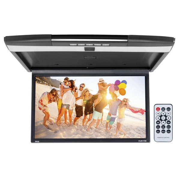 Pyle PLRV1725 17.3-Inch Ceiling Mount Monitor with FM and IR Transmitters