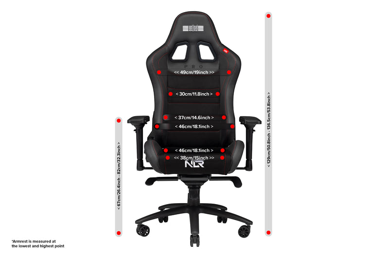Next Level Racing NLR-G003 PRO Gaming Chair Leather & Suede Edition