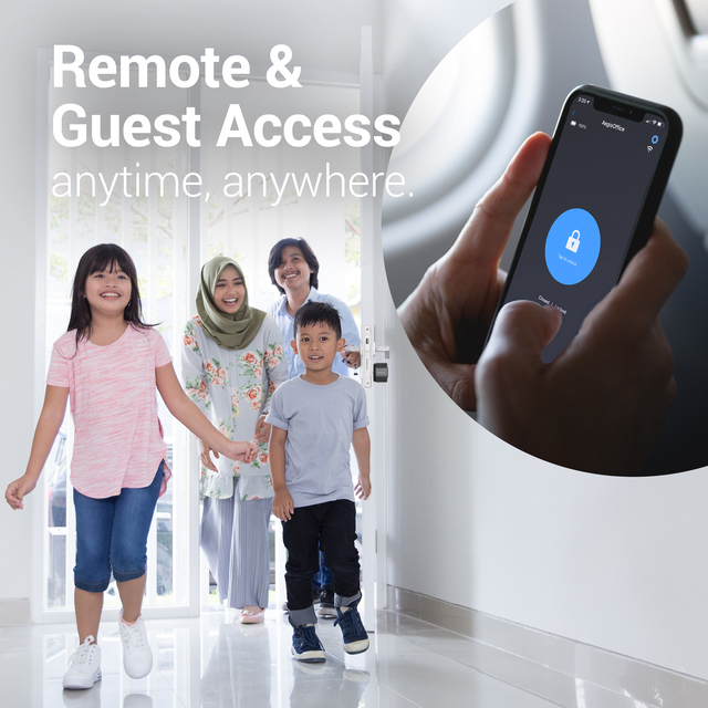 Bosma Aegis Indoor Wi-Fi Bluetooth Smart Door Lock with WiFi Gateway