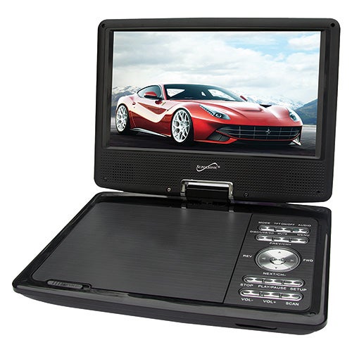 Supersonic 9" Portable DVD Player w/Digital TV Tuner