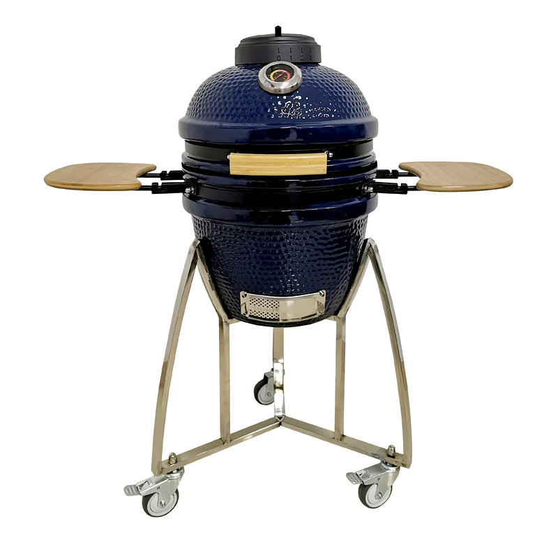 Lifesmart Kamado Charcoal Grill and Smoker, 133 sq. in.