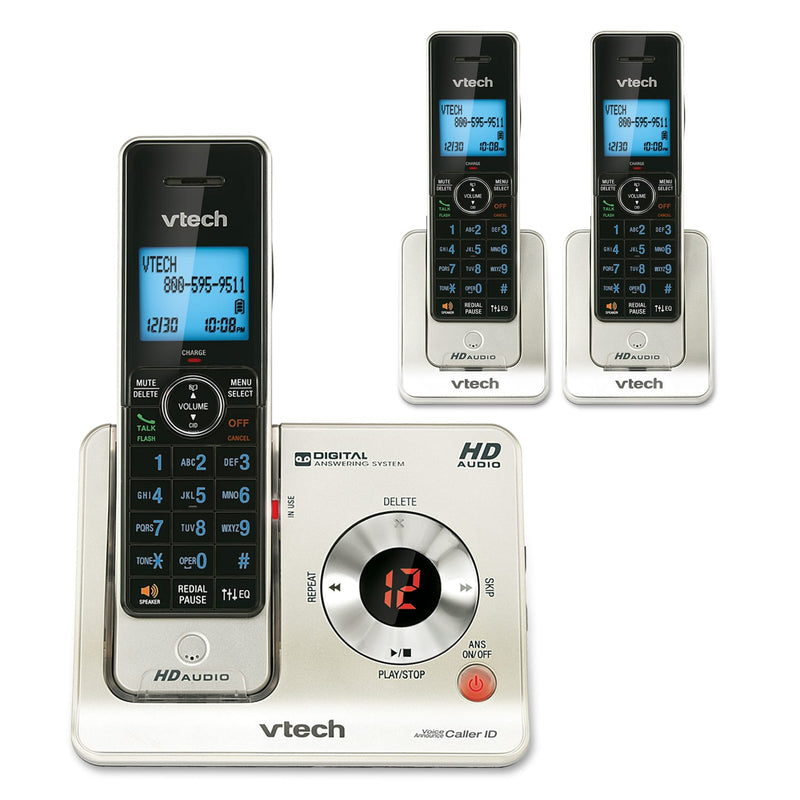 VTech DECT 6.0 3-Handset Answering System with Caller ID/Call Waiting