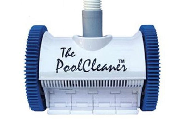 Poolvergnuegen PoolCleaner 2-Wheel Suction Cleaner - White and Blue Cleaning Robots Hayward