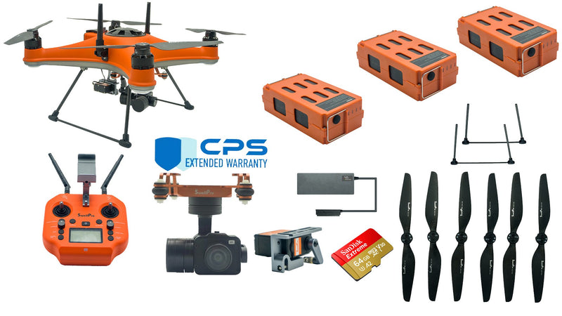 Swellpro Splash Drone 4 Waterproof FILM Bundle w/ Free Insurance