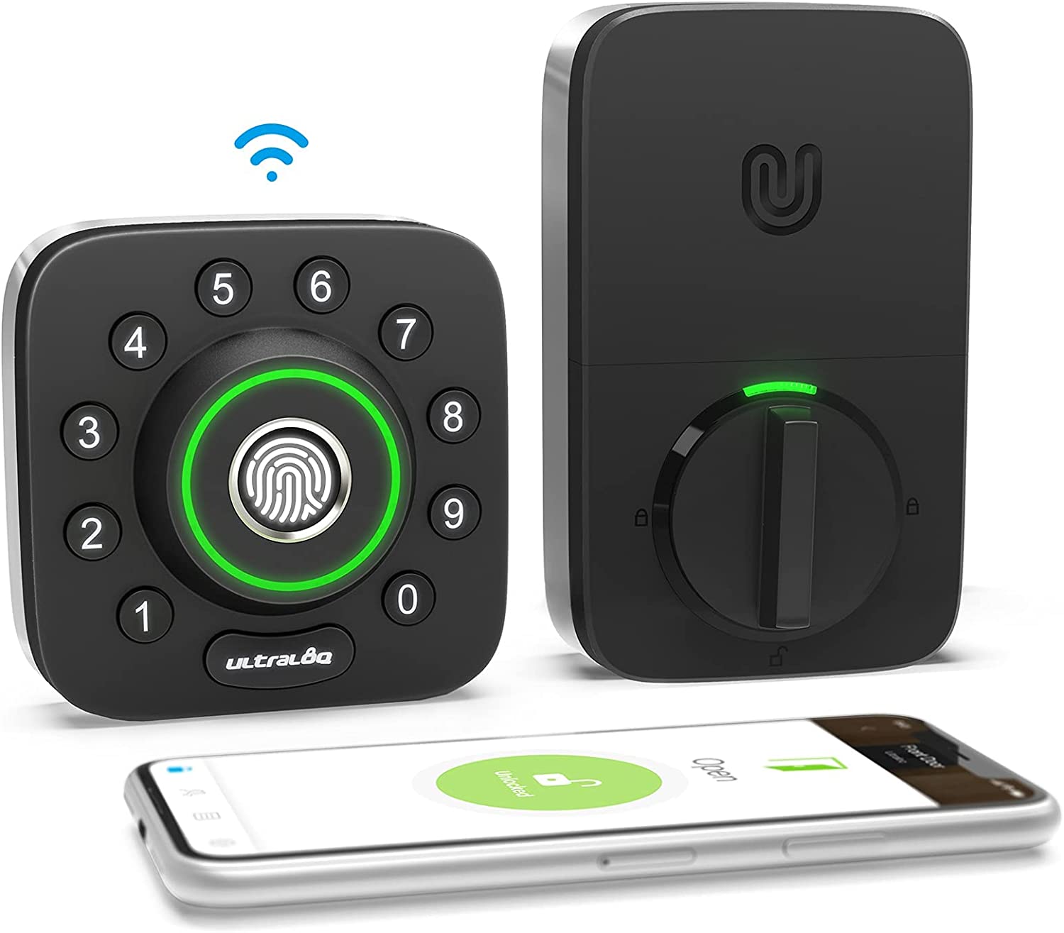 Ultraloq U-Bolt Pro WiFi Smart Lock with Door Sensor