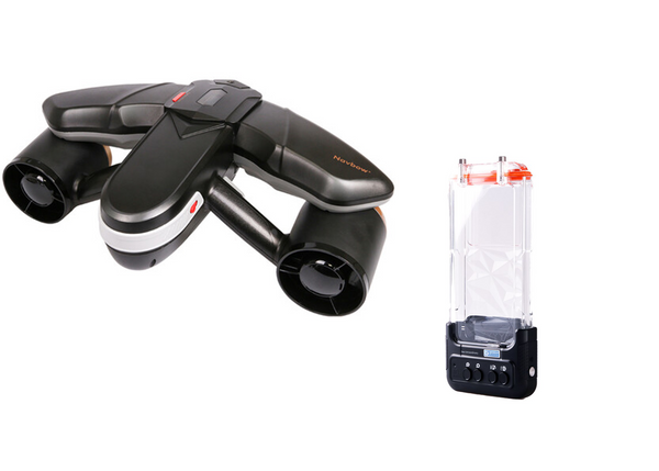 Special Bundle: Sublue Navbow+ Electric Underwater Scooter and Sublue Smart Waterproof Phone Case H1