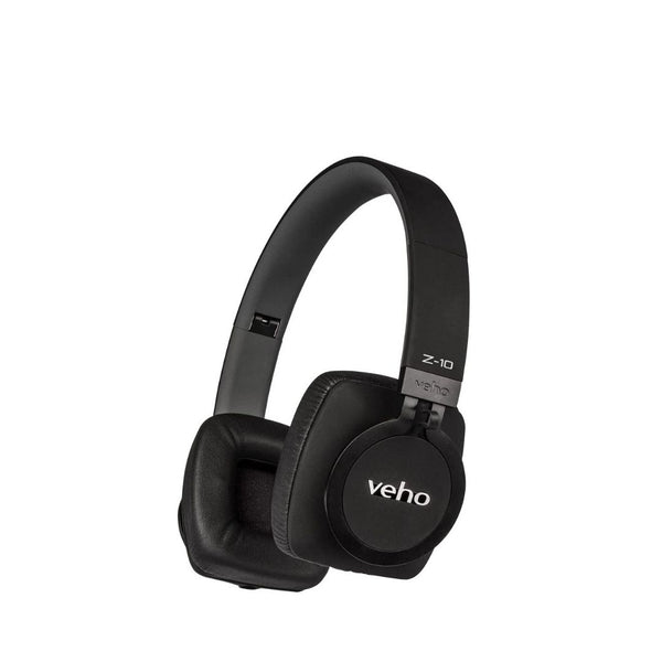 Veho Z-10 On-Ear Wired Premium Headphones Black Edition