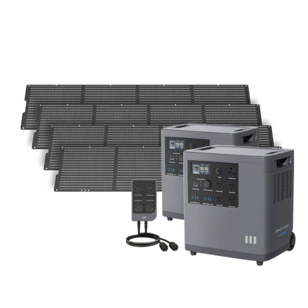 Special Bundle: 2 Mango Power E Portable Power Station & 4 x 200W Solar Panels & mSocket Pro