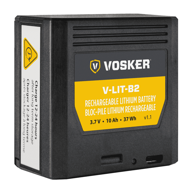 Vosker V-LIT-B2-Extra rechargeable lithium battery pack for Vosker V150 Mobile Security Cameras