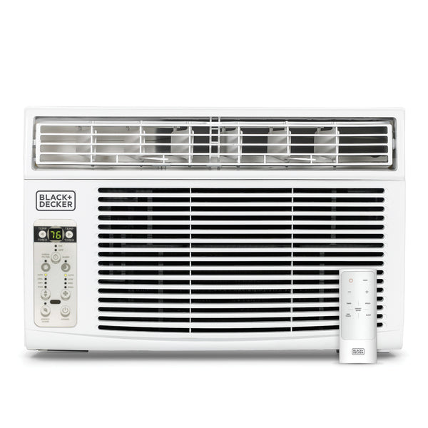 Black+Decker BD06WT6 6,000-BTU 4-Speed 490-Watt ENERGY STAR Electronic Window Air Conditioner with Remote