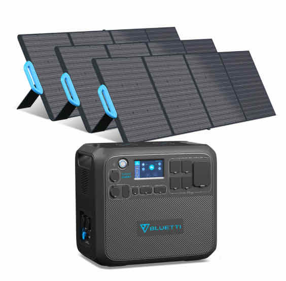 BLUETTI AC200Max Portable Power Station +  3*PV200 Solar Panel