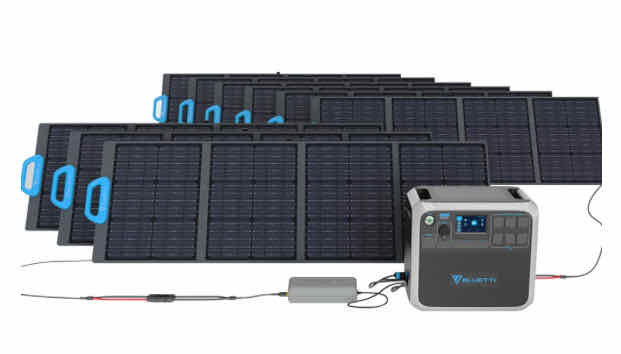 BLUETTI D050S + 3*PV200 + 1*B300 Solar Generator Kit