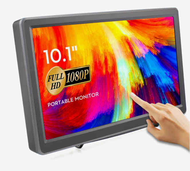 Wellbots Elecrow 10.1 Inch Touchscreen 1920x1080 IPS Monitor for Raspberry Pi