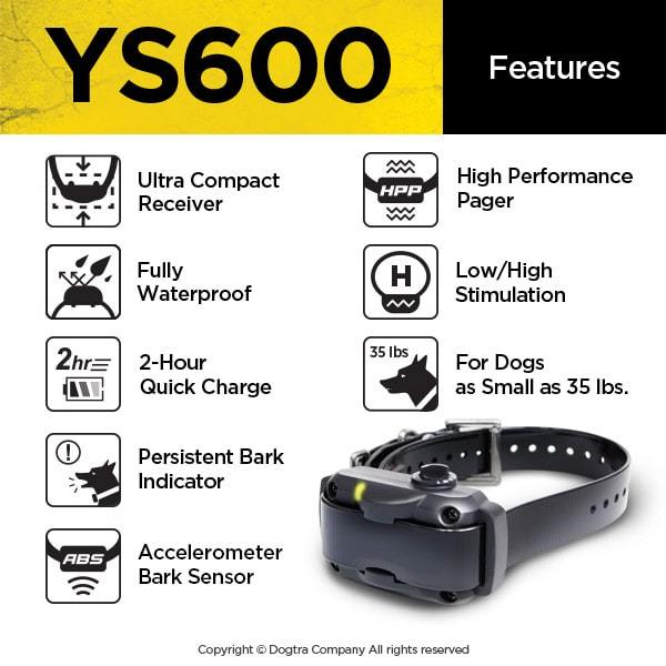 Dogtra YS600 Bark Control Collar Pets Dogtra