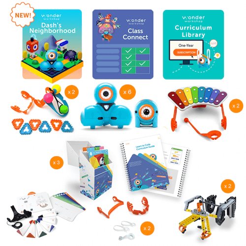 Wonder Workshop K-5 Classroom Pack w/ Class Connect Subscription Smart Toys Wonder Workshop