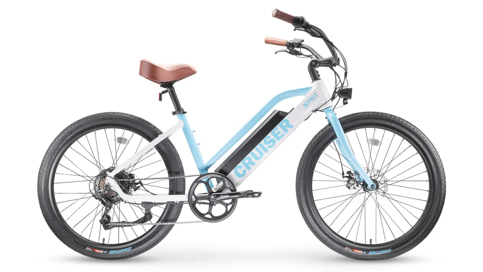 E bike cheap beach cruiser