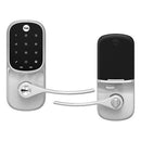Yale Assure Lever Touchscreen Keypad Door Lever with Key Option - Satin Nickel