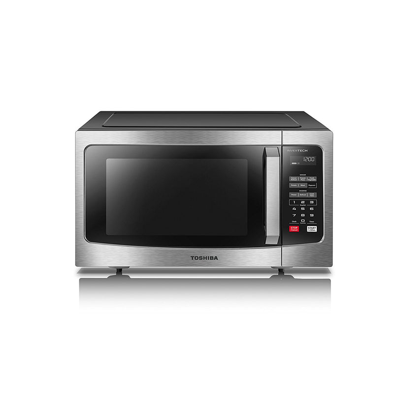 Toshiba MLEM16PST 1.6 Cu. Ft. Microwave with Inverter Technology, Stainless Steel