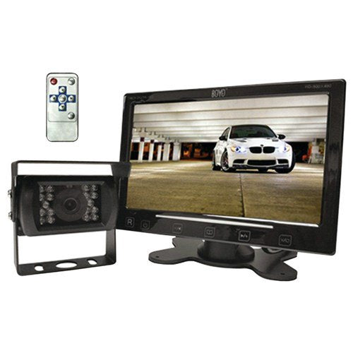 Boyo Vision Vehicle Backup System with 7-Inch Monitor and Heavy-Duty Backup Camera