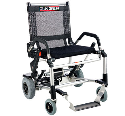 Silla de ruedas eléctrica Zinger con reposabrazos