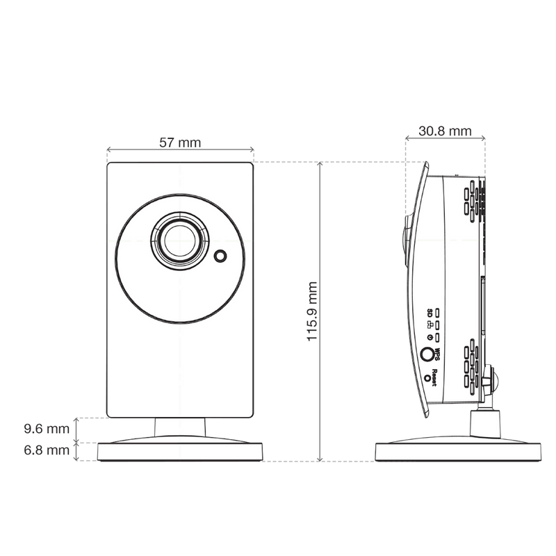 Toledo Electronic Touch Z-Wave Combo Single Cylinder Electronic Deadbolt + IP Camera