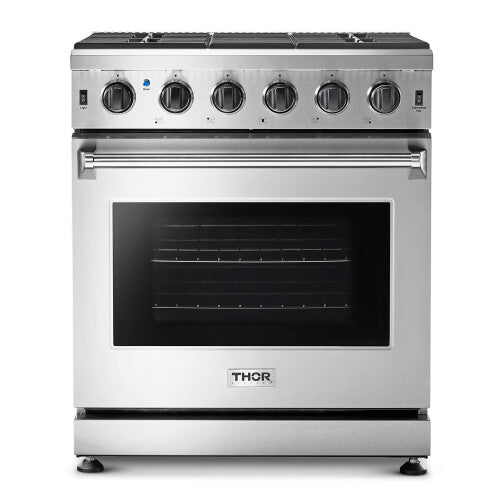 Thor Kitchen 30 Inch Gas Range in Stainless Steel